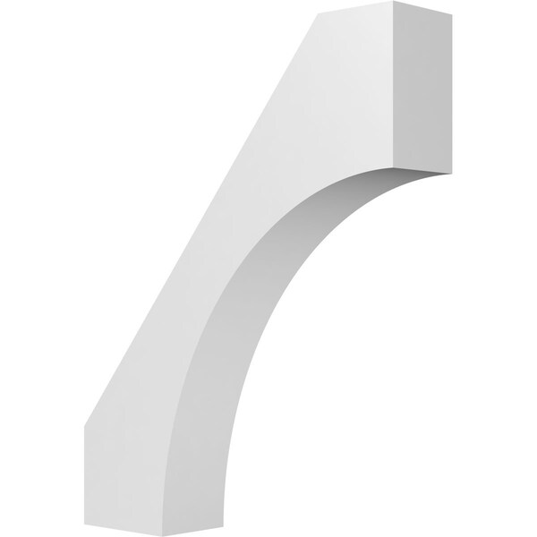 Ekena Millwork 5 1/2-in. W x 24-in. D x 30-in. H Westlake Architectural Grade PVC Knee Brace BRCP055X24X30WTL - main